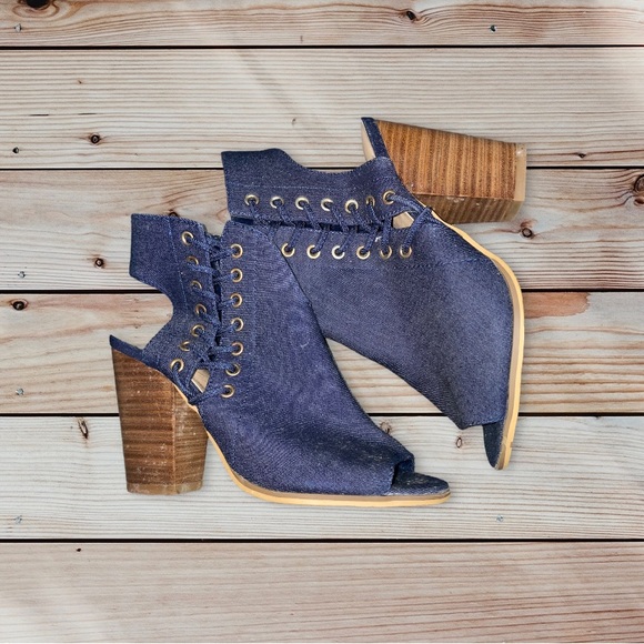 Cato Shoes - Denim Heels